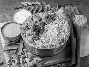 Prawns biryani