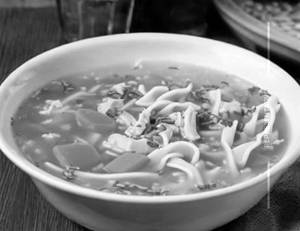 Chicken noodles soup