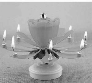 Music Lotus Candle 