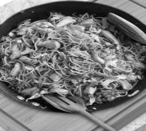 Chicken noodles