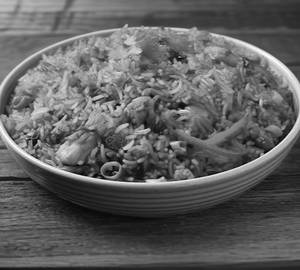 Double Egg Schezwan Chicken Fried Rice