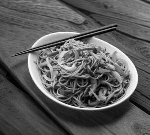 Double Egg Schezwan Chicken Noodles