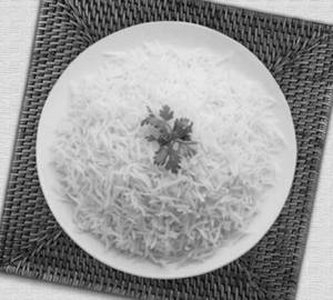 Steamed rice