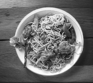 Schezwan chicken noodles
