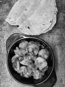 Aloo Jeera with 4 Roti