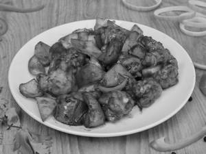 Chicken chilli dry