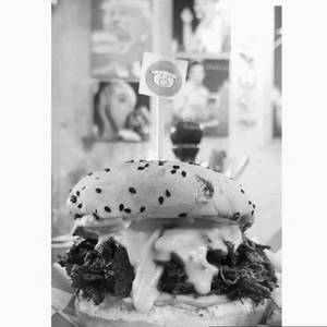 THE SMOKEY PORKY BURGER