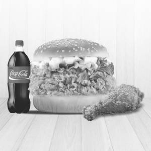 Me 8 ( Me Fried Chicken Burger + 1pc Chicken + Drink )
