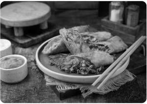 Veg Spring Roll [ Two Rolls ]