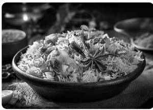 Veg Biryani Full With Curd