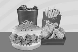 Chicken Cheese Fillet Burger Combo