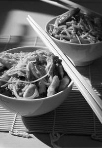 Paneer Singapore Noodles