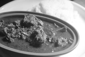 Chicken pepper  gravy