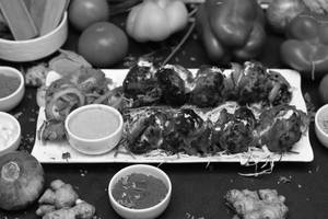Veg Tandoori Momos(8pcs)