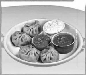 Roasted momos