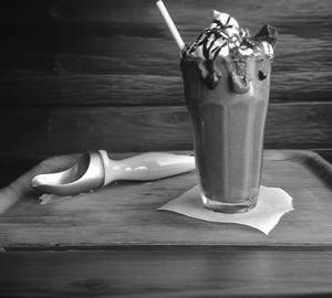 Dairy Milk Shake with icecream cream