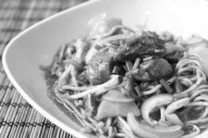 Mutton fried  noodles