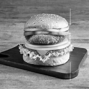 Chicken Salami Cheese Burger