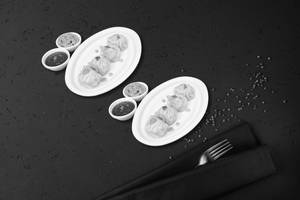 2 Plate Veg Momos Steam (combo) (12pc)