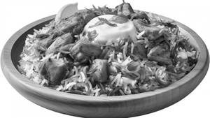 Overloaded Chicken Biryani