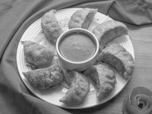 Fried Chicken Momos( 5 Pieces)