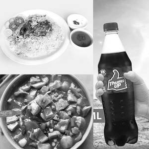 Hyderabad Dum Chicken Biryani+Chilly Chicken+Thums Up [600 Ml]