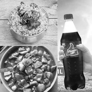 Chicken Fry Biryani+Chicken 65+Thums Up [600 Ml]
