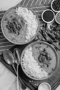 Yellow Dal Tadka Rice Bowl | Serve-1