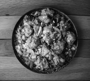 Chicken garlic   [dry]