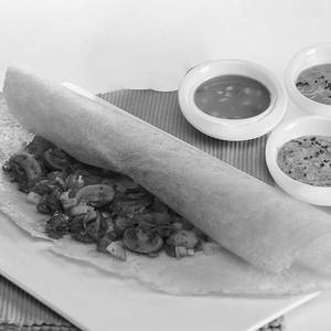 Mushroom Masala Dosa