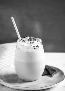 Cold Coffee With Vanilla Ice-Cream
