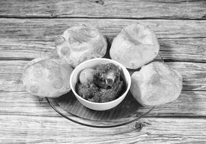 Luchi + Mutton Dakbangla