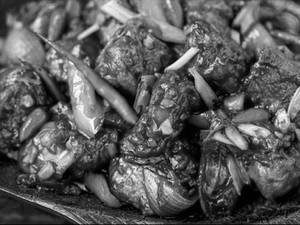 Dry Chilli Fish (vetki)