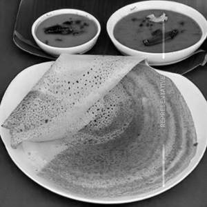 Onion Rava Sada Dosa