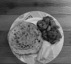 Chili Chicken Half + 2pics Rumali Roti