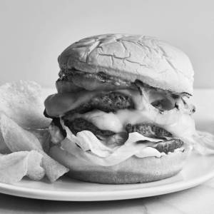 Mushroom cheese burger 