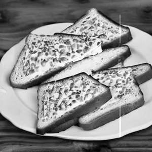 Bread Butter Cheese Toast Sandwich