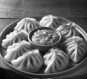 Veg Steamed Momos [8 Pieces]