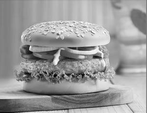 Chicken cheese burger  