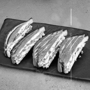 Onion Cheese Toast Sandwich
