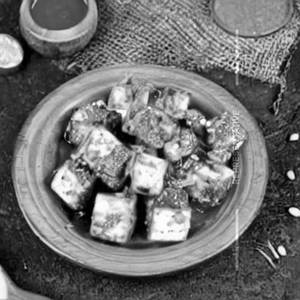 Coriander Coated Paneer 