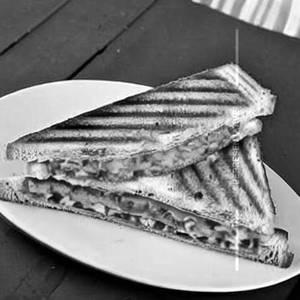 Grilled Veg Cheese Sandwich