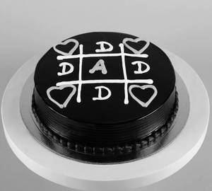 Chocolate tic tac toe cake (Father's day special cake) 