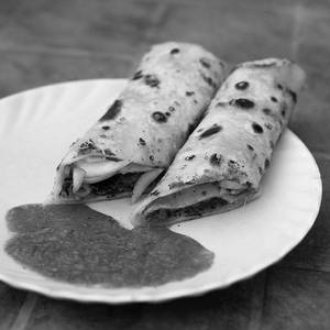 Mutton Galawat Kebab Roll