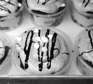 Chocolate mouse cup cake