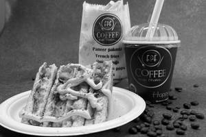 Veg. Sandwich + French Fries + Cold Coffee (s)