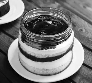 Blueberry Single Jar Cake