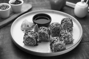 Grilled Teriyaki Chicken Roll (6 Pcs)