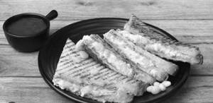 Corn cheese sandwich.