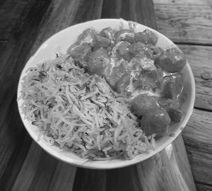 Creamy Garlic Soya Rice Bowl